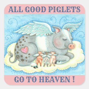 Alle goede biggen, STICKER voor PIG ANGELS