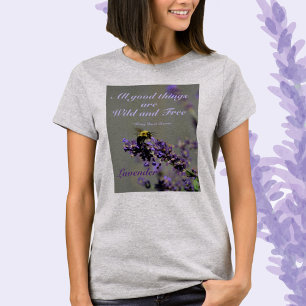 Alle goede dingen Wilde en Vrije Bumblebee Floral T-shirt