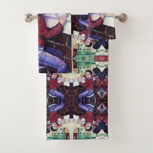 Alle goede meisjes krijgen ijskap bad handdoek (Insitu)