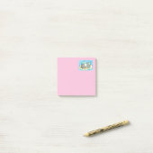 ALLE GOEDE PIGLETS GAAT NAAR HEEVEN, KUTE PIG ANGE POST-IT® NOTES (Op bureau)