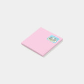 ALLE GOEDE PIGLETS GAAT NAAR HEEVEN, KUTE PIG ANGE POST-IT® NOTES (Schuin)