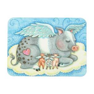 ALLE GOEDE PIGLETTEN GAAN NAAR GESTOORDE MAGNET MAGNEET