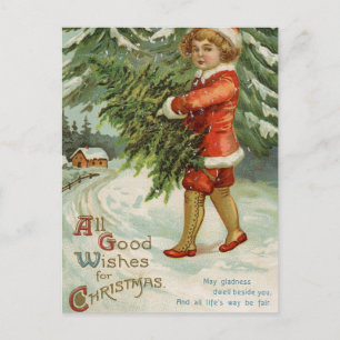 Alle goede wensen voor Kerstmis - Briefkaart