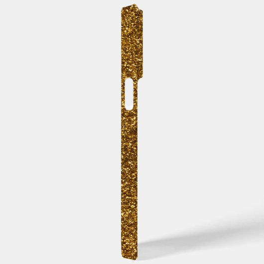 Alle gouden glitter schittert glanzend aangepaste  Case-Mate iPhone case (Achterkant / Rechts)