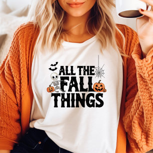 Alle grappige herfst dingen Funny Halloween Tri-Blend Shirt