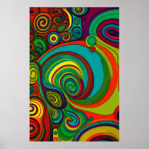 Alle Groovy kleuren 1110 Poster