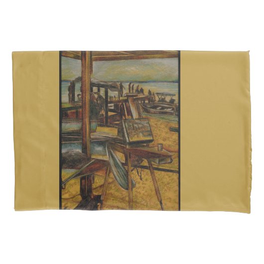 Alle grote schilderijen beginnen met één penseelst kussensloop (Voorkant)