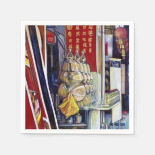 Alle grote schilderijen beginnen met één penseelst servetten