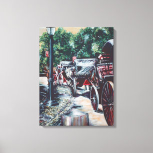 Alle Grote Stormen kondigen zichzelf aan met een b Canvas Afdruk