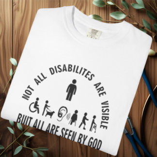 Alle handicaps zijn zichtbaar t-shirt