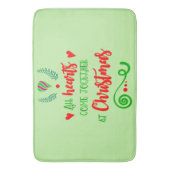 Alle harten komen samen op kerstavond, ZSG Badmat (Voorkant Verticaal)