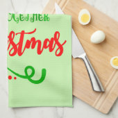 Alle harten komen samen op kerstavond, ZSG Theedoek (Quarter Fold)