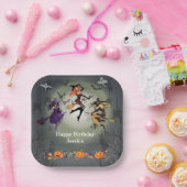 Alle heksen Halloweenfeest 30e verjaardag Papieren Bordje (Feest)