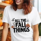 Alle Herfst dingen grappig Halloween Tri-Blend Shirt
