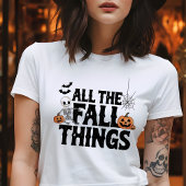Alle Herfst dingen grappig Halloween Tri-Blend Shirt