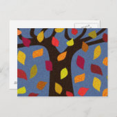 ALLE HERFST DOWN BRIEFKAART (Voorkant / Achterkant)