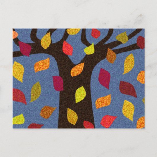 ALLE HERFST DOWN BRIEFKAART (Voorkant)