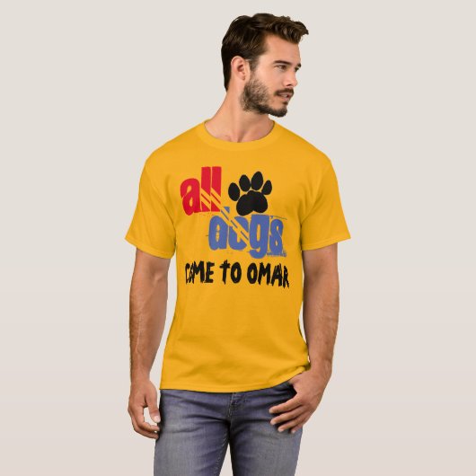 Alle honden T-shirt (Voorkant volledig)