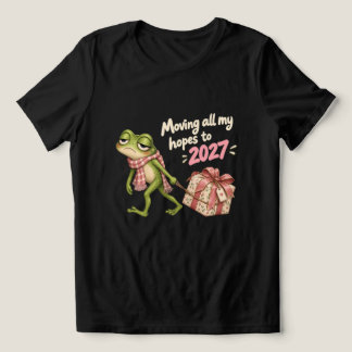 Alle hoop op 2027 vestigen - Grappige vermoeide ki Tri-Blend Shirt