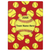 Alle ideeën van de de Softball Coach van de Speler Klembord (Achterkant)