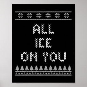 Alle ijs op je kerstparen en kerstlovers komen ove poster