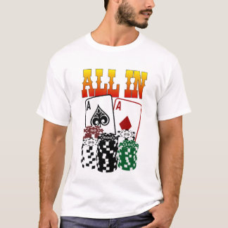 ALLE IN - Twee Aces en chips T-shirt