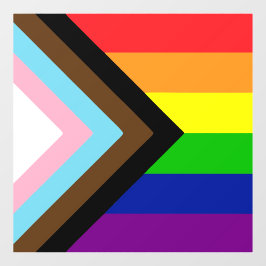 ALLE INCLUSIEVE RAINBOW-VLAGWINDOW-CLING RAAMSTICKER