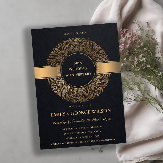 ALLE JAAR 50 JUBILEUM KAART