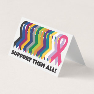 Alle kankerbewustwording kaart