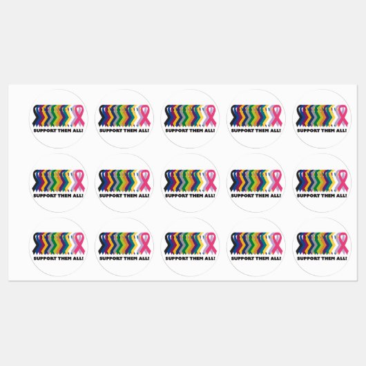 Alle kankerbewustwording labels (Vel)