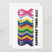 Alle kankerbewustwording save the date (Voorkant / Achterkant)