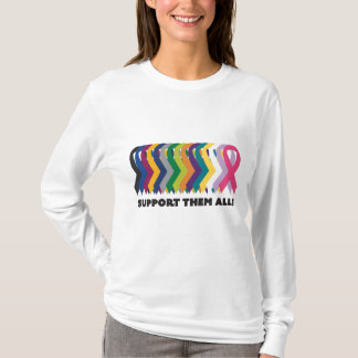Alle kankerbewustwording t-shirt