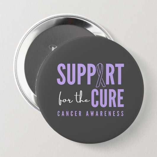 alle kankerbewustzijn.support.cure. Button (Voorkant /achterkant)