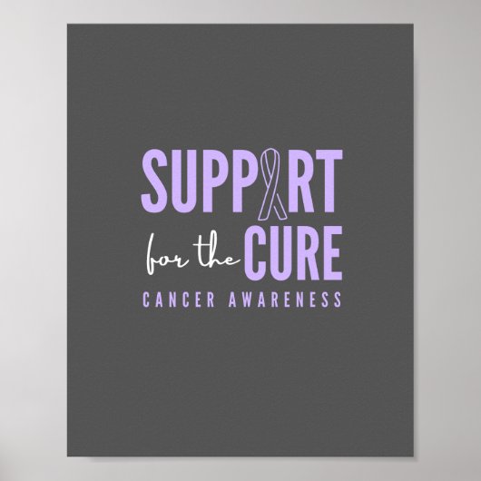 alle kankerbewustzijn.support.cure. PRINTS & POSTE (Voorkant)