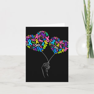 Alle kankerkwesties zijn bewustzijnsstrijd tegen a kaart