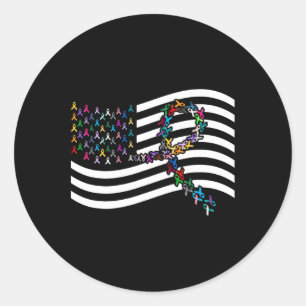 Alle Kankerproblemen Ons Vlag Alle Lintjes Wereld Ronde Sticker