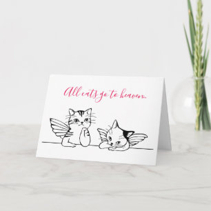 Alle katten gaan naar de hemel (verlies van huisdi kaart