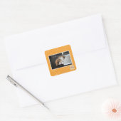 Alle katten met USB Vierkante Sticker (Envelop)