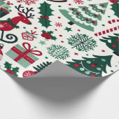 Alle kerst cadeaupapier (Hoek)