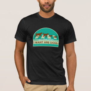 Alle kinderen die ik wil zijn honden t-shirt