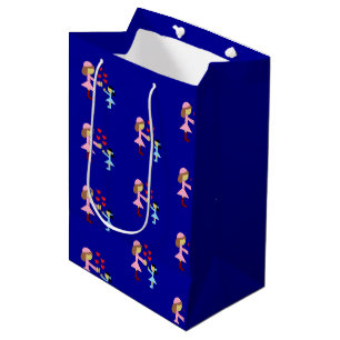 Alle kinderen hebben liefde nodig: donkerblauw medium cadeauzakje