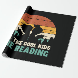 Alle Kinderen lezen Retro lezen Boeken Lover Boys  Cadeaupapier