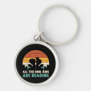 Alle Kinderen lezen Retro lezen Boeken Lover Boys  Sleutelhanger