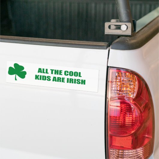 ALLE KINDEREN ZIJN IRISH BUMPERSTICKER (Op Truck)