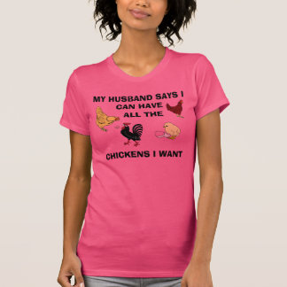 ALLE KIPPEN DIE IK WILLEN DAT LADIES HET T-SHIRT