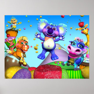 Alle kleine regendruppels 24x18 Poster