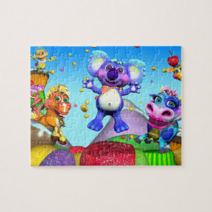 Alle kleine regendruppels die een puzzel zijn