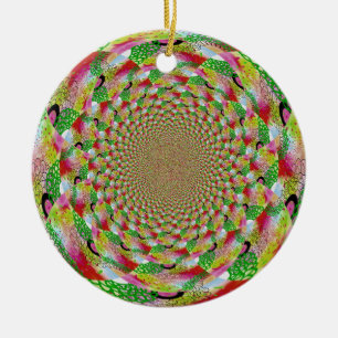Alle Kleuren Fractale Kunst Keramisch Ornament