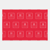 Alle kleuren - Klassiek zwart-wit papier voor het Inpakpapier Vel (Voorkant 2)