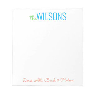 Alle kleuren - Notitieblok Blok- en Script-reeks